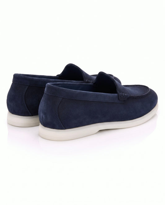 The Signore Loafer | Marine Blue Suede Leather