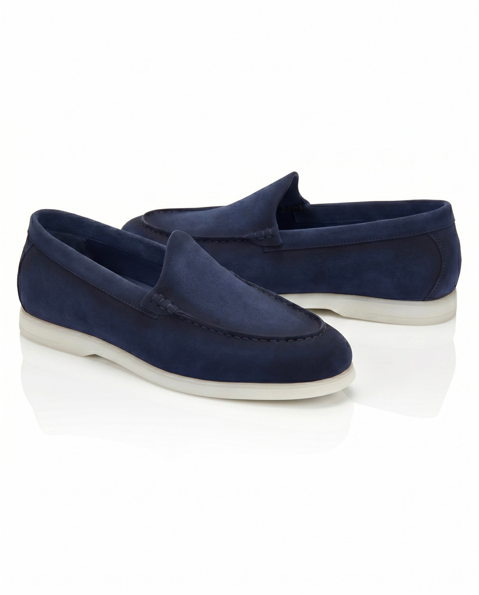The Signore Loafer | Marine Blue Suede Leather