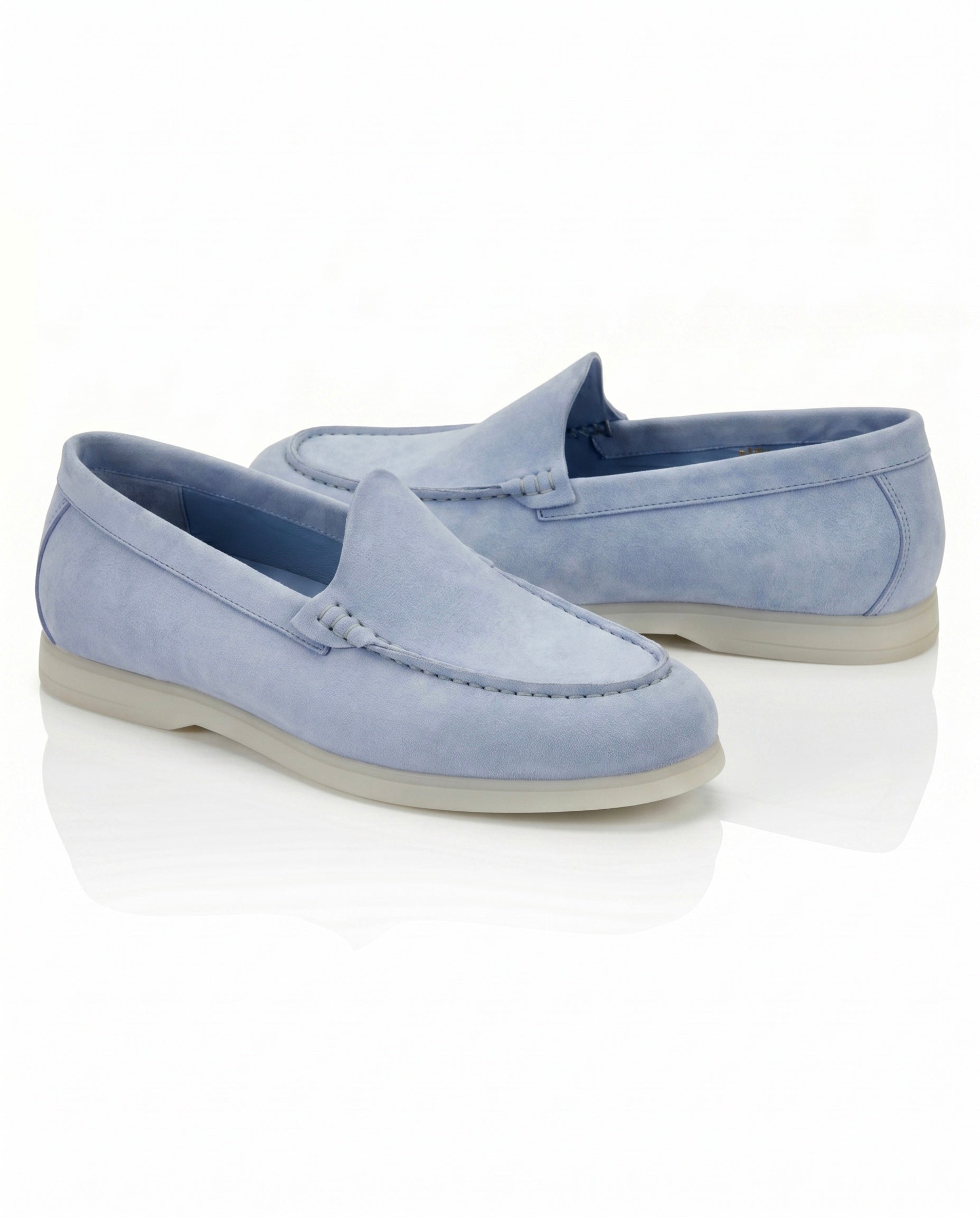 The Signore Loafer | Riviera Blue Suede Leather