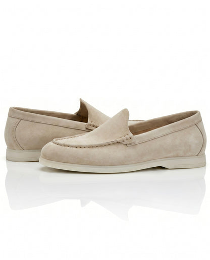The Signore Loafer | Sand Suede Leather