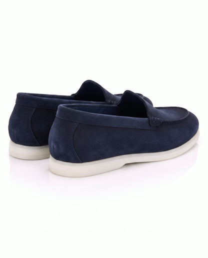 The Signore Loafer | Marine Blue Suede Leather