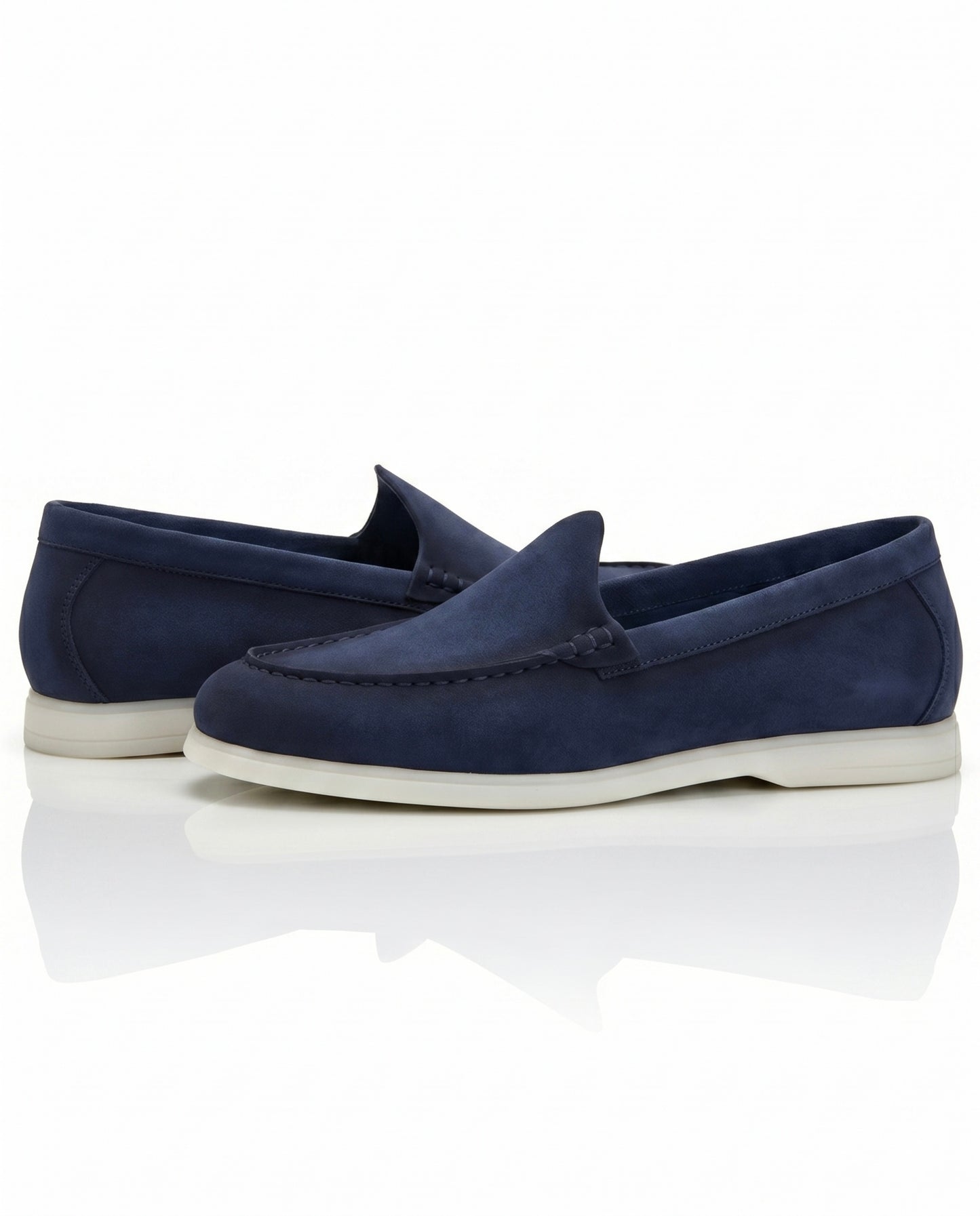 The Signore Loafer | Marine Blue Suede Leather