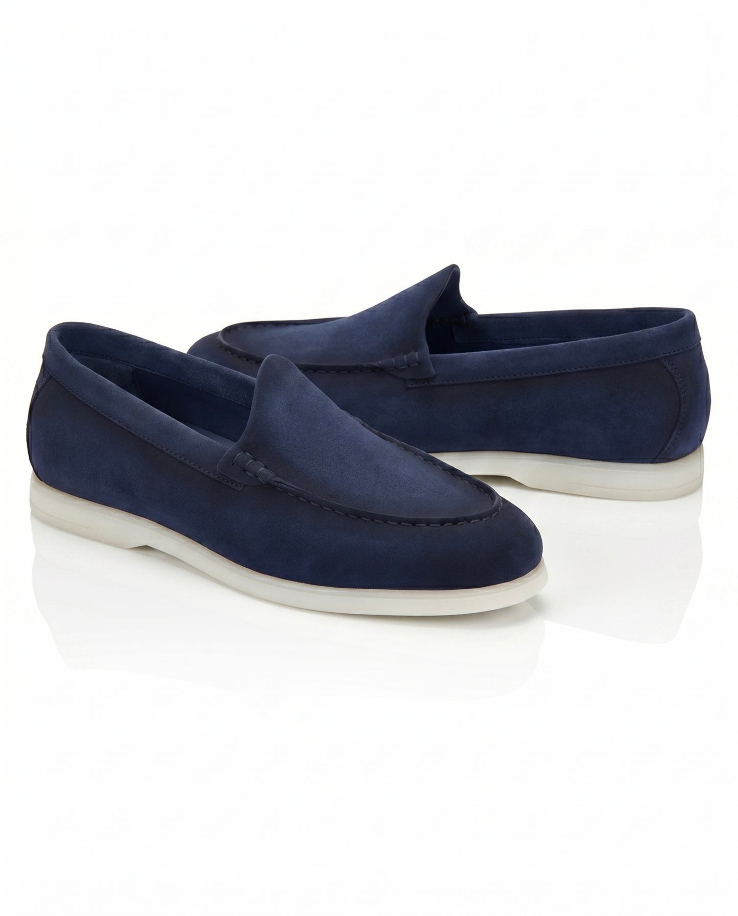 The Signore Loafer | Marine Blue Suede Leather