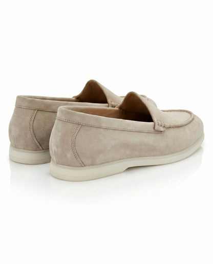 The Signore Loafer | Sand Suede Leather