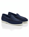 The Signore Loafer | Marine Blue Suede Leather