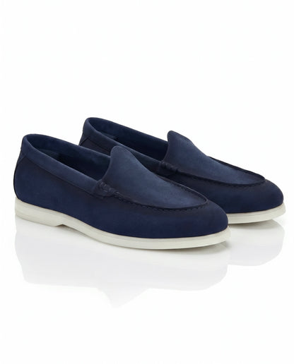 The Signore Loafer | Marine Blue Suede Leather