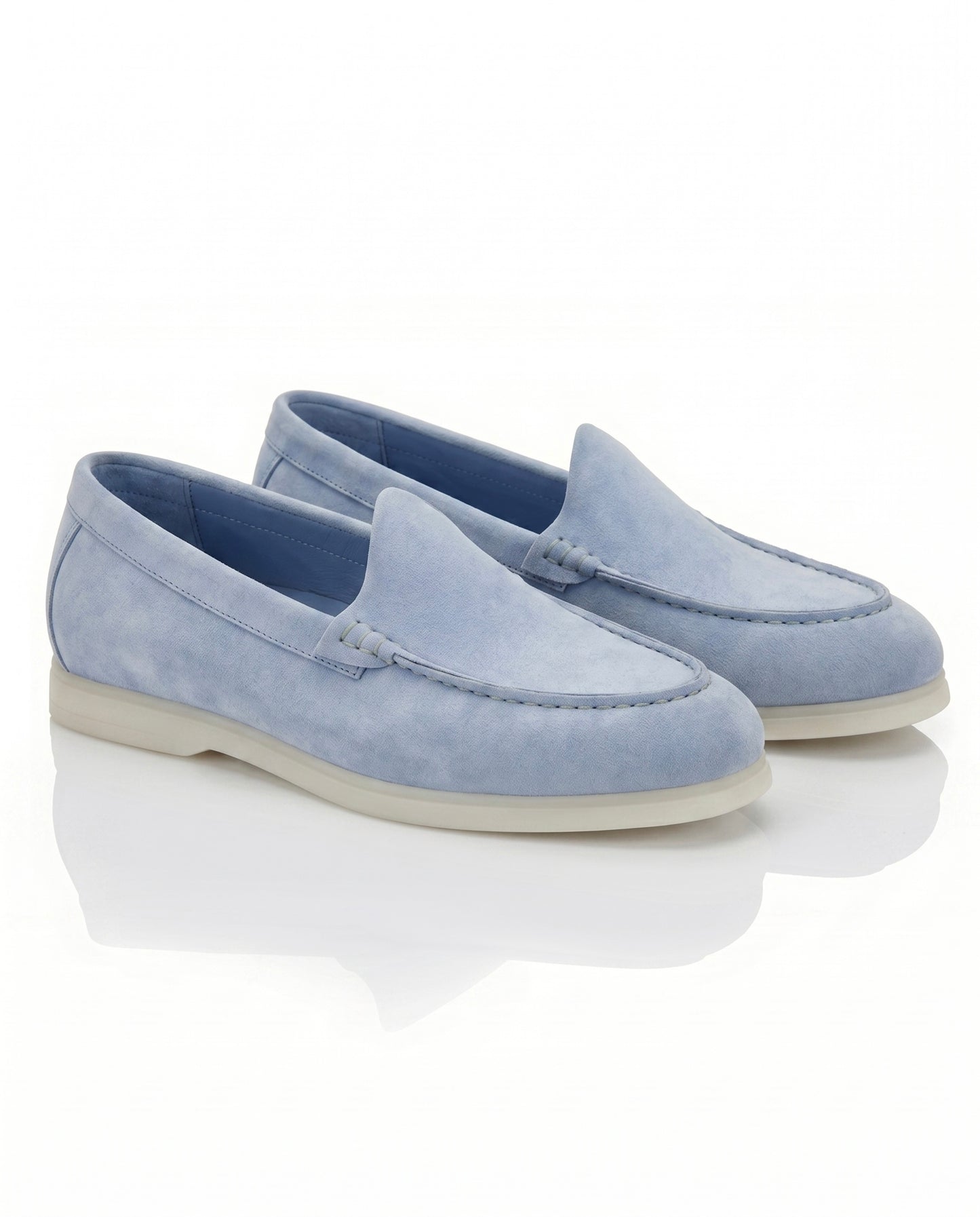 The Signore Loafer | Riviera Blue Suede Leather