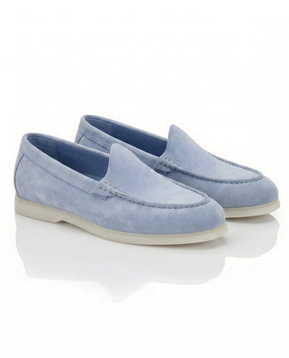 The Signore Loafer | Riviera Blue Suede Leather