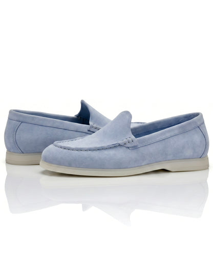 The Signore Loafer | Riviera Blue Suede Leather