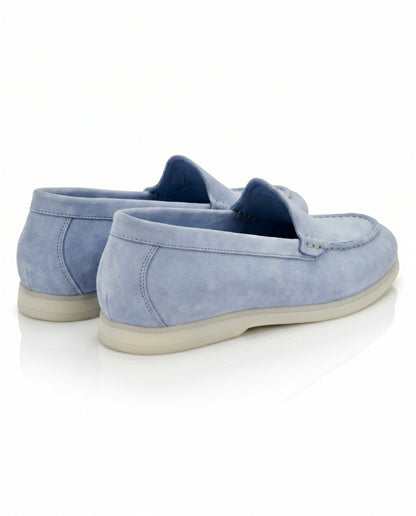 The Signore Loafer | Riviera Blue Suede Leather