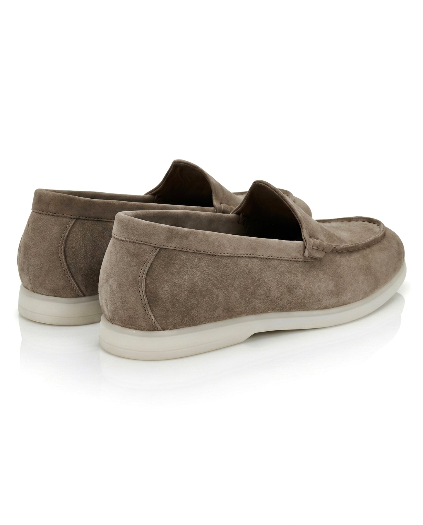 The Signore Loafer | Taupe Suede Leather