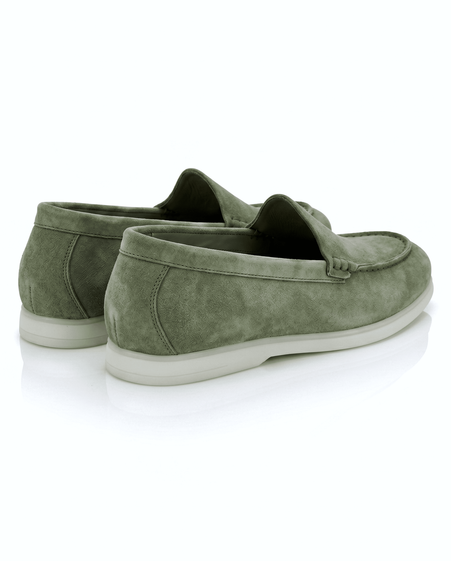 The Signore Loafer | Tuscan Olive Suede Leather