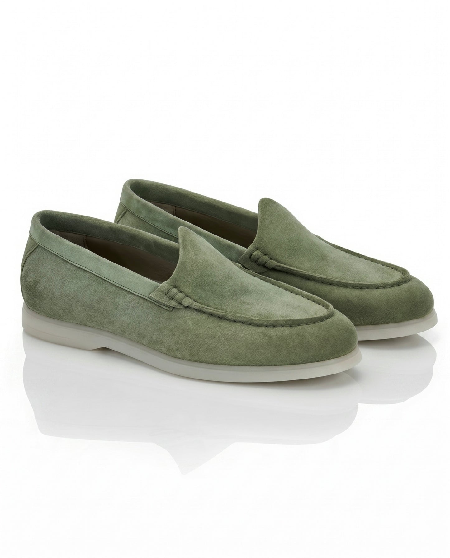 The Signore Loafer | Tuscan Olive Suede Leather